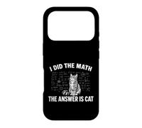 Custodia per iPhone 17 Pro I Did Math The Answer is Cat Mathematics Funny Math Cat