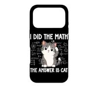 Custodia per iPhone 17 Pro I Did The Math The Answer Is Cat Divertente Matematica Amante Matematica Club
