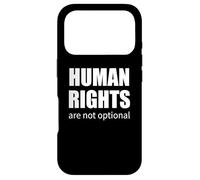 Custodia per iPhone 17 Pro I diritti umani non sono opzionali citazione attivista giustizia sociale