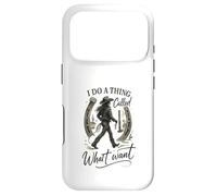 Custodia per iPhone 17 Pro I Do A Thing Called What I Want Cowgirl Western Graphic
