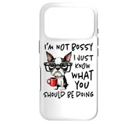 Custodia per iPhone 17 Pro I Don't Do Mornings Grumpy Dog Coffee