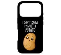 Custodia per iPhone 17 Pro I Don't Know I'm Just A Potato Funny Kawaii Potato Saying