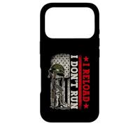Custodia per iPhone 17 Pro I don't run I Reload Vintage Bandiera USA Patriottica
