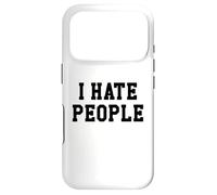 Custodia per iPhone 17 Pro I Hate People Too Peoplely Outside Drink Coffee Hate People