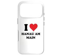 Custodia per iPhone 17 Pro I Heart Hanau am Main Germany Love German Souvenir Item