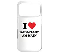 Custodia per iPhone 17 Pro I Heart Karlstadt am Main Germany Love German Souvenir Item