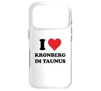Custodia per iPhone 17 Pro I Heart Kronberg im Taunus Germany Love German Souvenir Item
