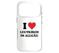 Custodia per iPhone 17 Pro I Heart Leutkirch im Allgäu Germany Love German Souvenir Ite