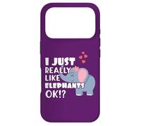 Custodia per iPhone 17 Pro I Just Really Like Elephants OK? Cute Elephant