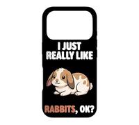 Custodia per iPhone 17 Pro I Just Really Like Rabbits Ok Animal Carino Mini Lop Coniglio