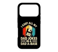 Custodia per iPhone 17 Pro I Keep All My Dad Jokes In A Dad A Base