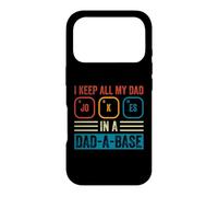 Custodia per iPhone 17 Pro I Keep All My Dad Jokes In A Dad A Base