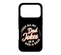 Custodia per iPhone 17 Pro I Keep All My Dad Jokes In A Dad A Base