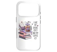 Custodia per iPhone 17 Pro I Like My Books Spicy & My Coffee Icy Cup,Smutty Book Smutt