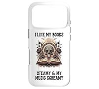 Custodia per iPhone 17 Pro I Like My Books Steamy and My Music Screamy Spicy Book Smutt