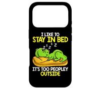 Custodia per iPhone 17 Pro I like to Stay in "Bed" It’s Too Peopley Outside, Dinosaur
