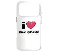 Custodia per iPhone 17 Pro I Love 2nd Grade Ragazzi Ragazze Insegnante Secondo Grado Squadra