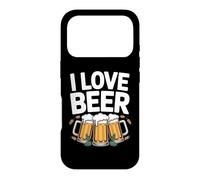 Custodia per iPhone 17 Pro I Love Beer Lager Celebration Momenti divertenti