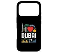 Custodia per iPhone 17 Pro I Love Dubai Monumenti iconici Viaggi