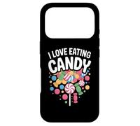 Custodia per iPhone 17 Pro I Love Eating Candy Fun Dolci colorati