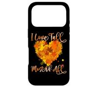 Custodia per iPhone 17 Pro I Love Fall Most of All Leaf Heart Autumn Leaves