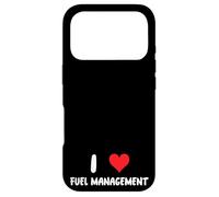 Custodia per iPhone 17 Pro I Love Fuel Management - Cuore - Trucker Trucking Drive