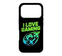 Custodia per iPhone 17 Pro I Love Gaming Console Rocket Spada Divertimento