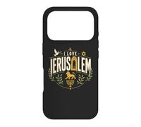 Custodia per iPhone 17 Pro I Love Gerusalemme Israele Ebraica Ebraica Art