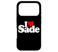 Custodia per iPhone 17 Pro I LOVE HEART SADE NOME SU UN TEE