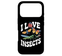 Custodia per iPhone 17 Pro I Love Insects Collezione di insetti colorati