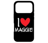 Custodia per iPhone 17 Pro I Love Maggie Nome Personalizzato Ragazza Donna BFF Amico Cuore