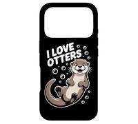 Custodia per iPhone 17 Pro I Love Otters - Simpatico design con lontra giocosa
