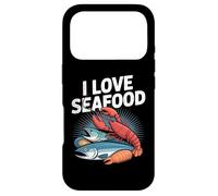Custodia per iPhone 17 Pro I Love Seafood - Aragosta a forma di pesce