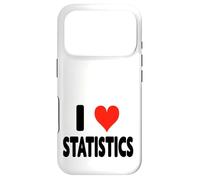 Custodia per iPhone 17 Pro I Love Statistics - Cuore Carino Divertente Matematico Matematico