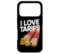 Custodia per iPhone 17 Pro I Love Tariffs Politica Commerciale Umorismo