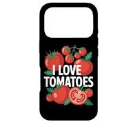 Custodia per iPhone 17 Pro I Love Tomatoes Passione Verdure Fresche