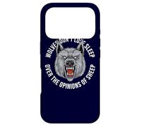 Custodia per iPhone 17 Pro I lupi solitari non perdono il sonno per l'opinione di Sheep Wolf