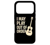 Custodia per iPhone 17 Pro I May Play Out Of Order Guitar Humor
