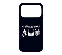 Custodia per iPhone 17 Pro I miei bisogni sono semplici pesca subacquea bikini birra oceano design