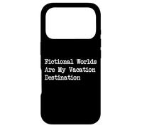 Custodia per iPhone 17 Pro I mondi immaginari sono la mia destinazione Citazioni divertenti del lettore