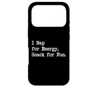 Custodia per iPhone 17 Pro I Nap for Energy Snack for Fun Citazioni divertenti
