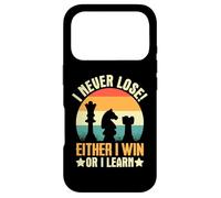 Custodia per iPhone 17 Pro I Never Lose Either I Win Or I Learn