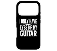 Custodia per iPhone 17 Pro I Only Have Eyes for My Guitar - Citazione musicale divertente