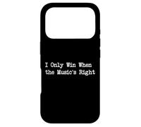 Custodia per iPhone 17 Pro I Only Win When The Music's Right Funny Gamer Citazione