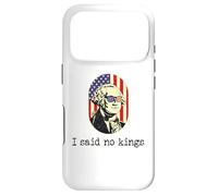 Custodia per iPhone 17 Pro I Said No Kings in America Flag,US Democracy No King Protest