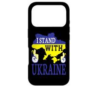 Custodia per iPhone 17 Pro I Stand With Ukraine - Love Stop War - Ucraina Mappa