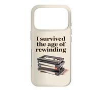 Custodia per iPhone 17 Pro I Survived The Age of Rewinding: Funny Retro Cassette Humor