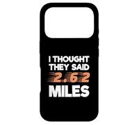 Custodia per iPhone 17 Pro I Thought They Said 2.62 Miles Runner Funny Marathon