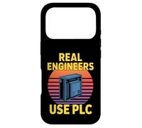 Custodia per iPhone 17 Pro I veri ingegneri usano PLC divertente dicendo retrò anni '80