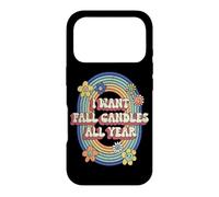 Custodia per iPhone 17 Pro I Want Fall Candles All Year Vintage Autunno Halloween Lover